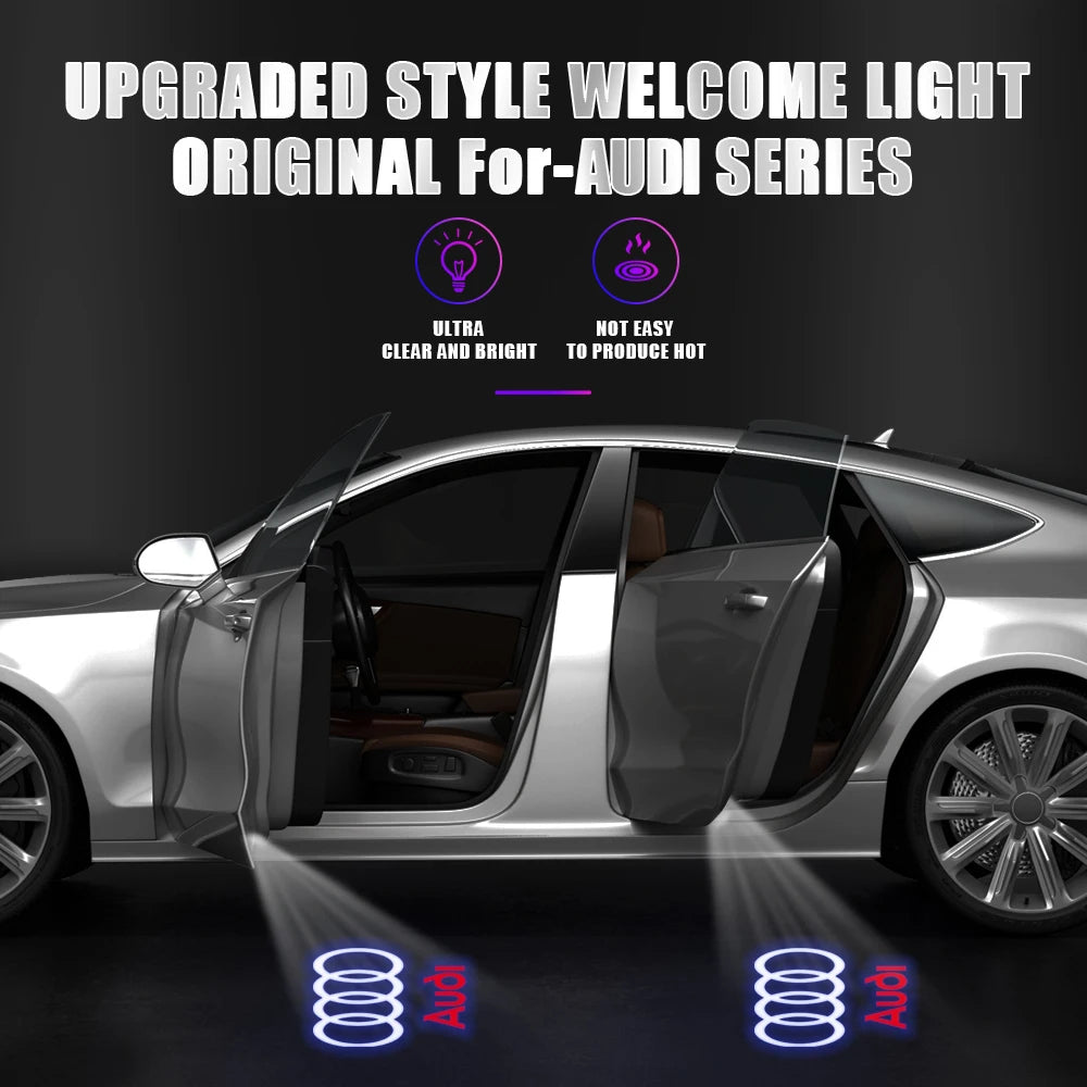 Audi Car Door Spotlight | 2pcs - TheMotoringShow