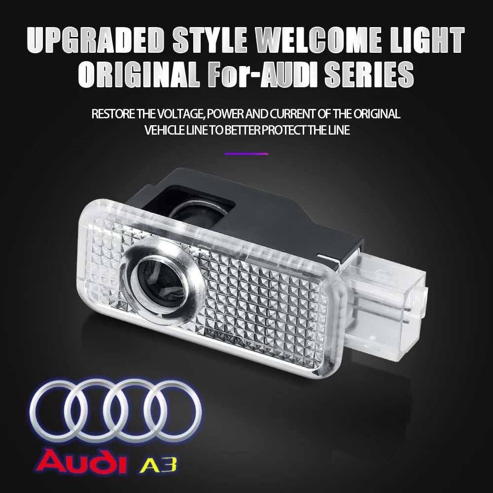 Audi Car Door Spotlight | 2pcs - TheMotoringShow