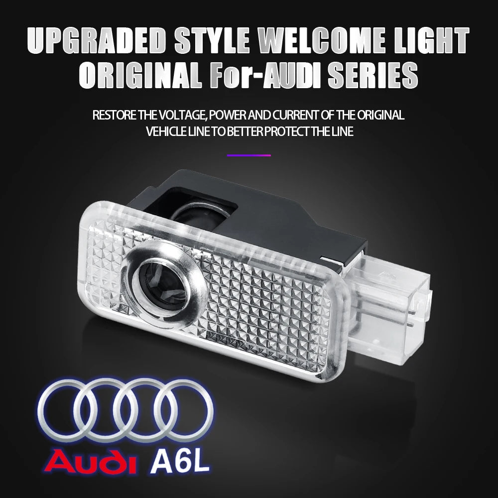 Audi Car Door Spotlight | 2pcs - TheMotoringShow