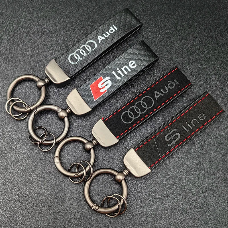 Audi Metal, Leather Keyring