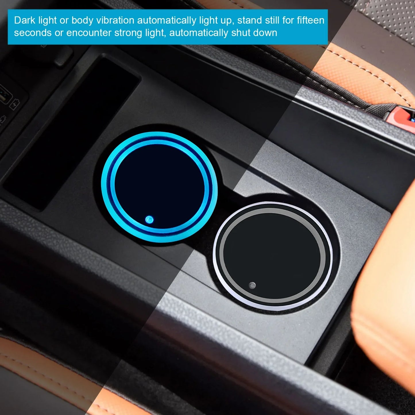LED Cup Holder | 7 Colors - TheMotoringShow
