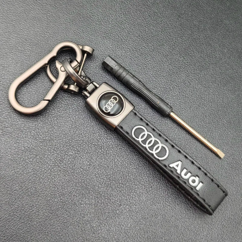 Audi Metal, Leather Keyring