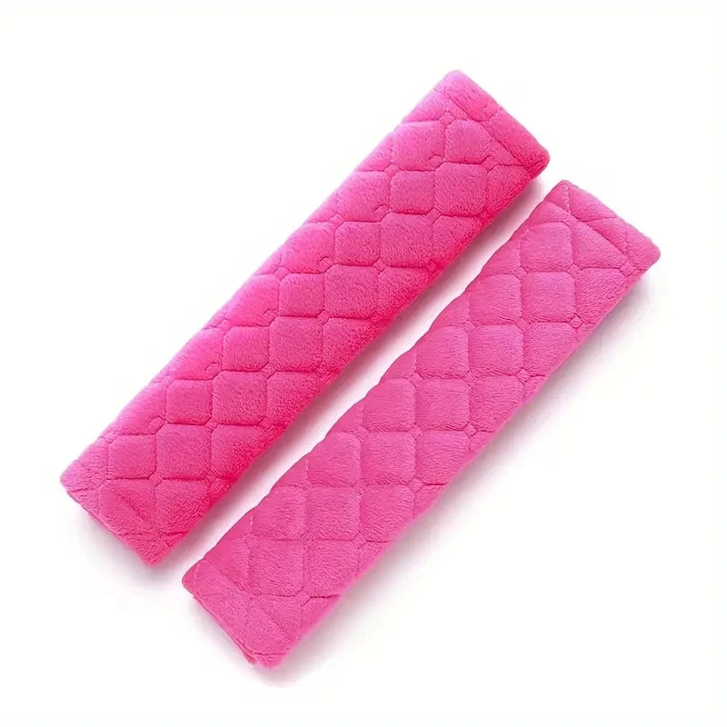 2 Piece Seat Belt Covers, Plush Seat Belt Shoulder Protectors