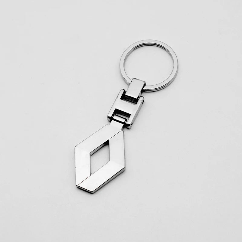 Renault, Metal, Leather Keyring