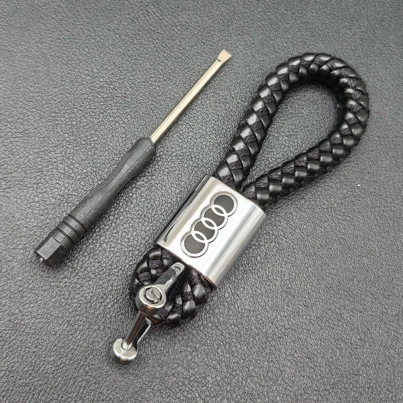 Audi Metal, Leather Keyring