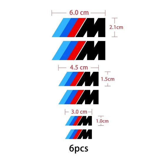 BMW MPerformance Caliper Stickers | 6pcs - TheMotoringShow