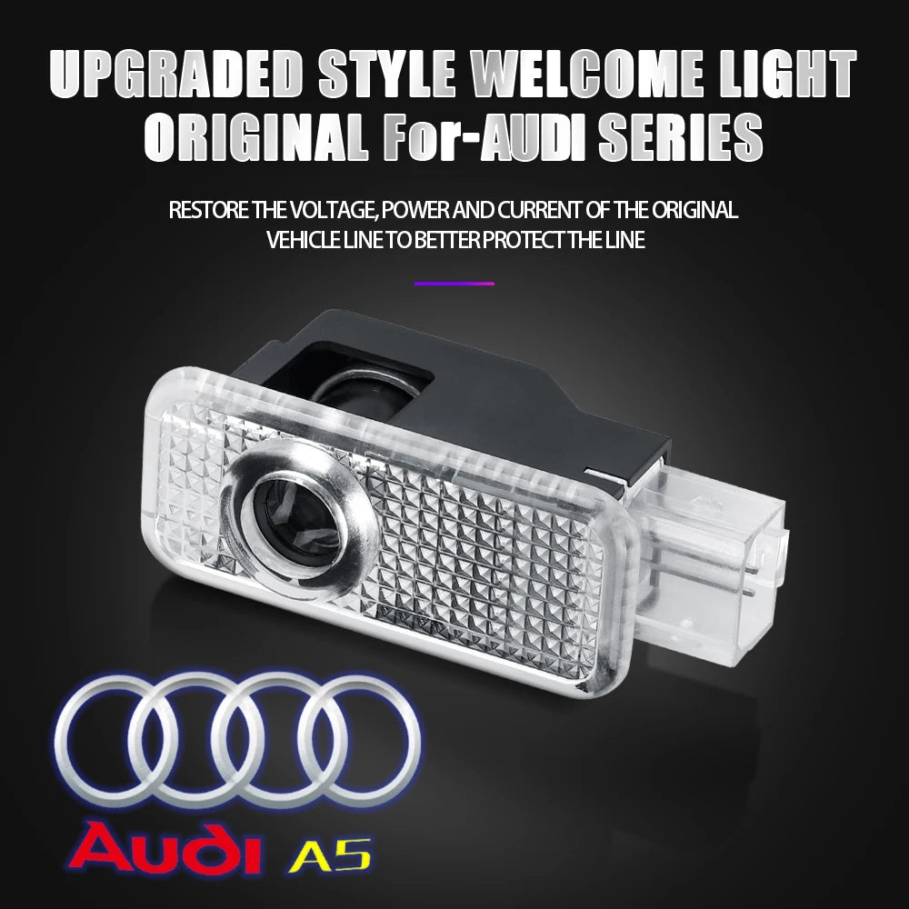 Audi Car Door Spotlight | 2pcs - TheMotoringShow