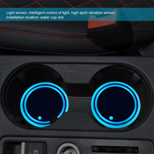 LED Cup Holder | 7 Colors - TheMotoringShow