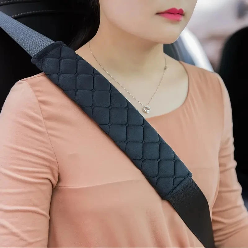 2 Piece Seat Belt Covers, Plush Seat Belt Shoulder Protectors
