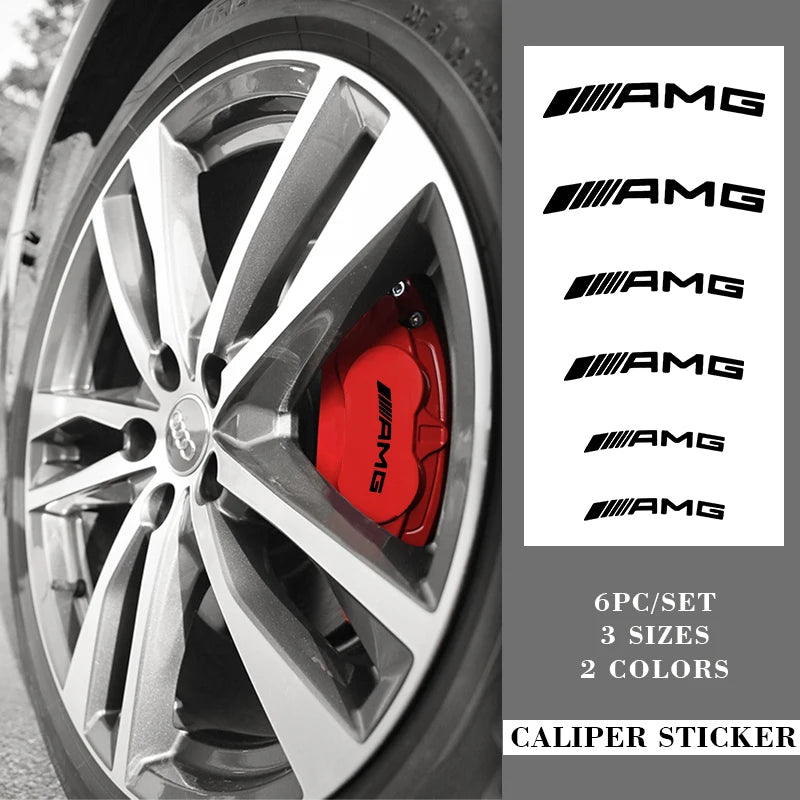 Mercedes AMG Caliper Stickers | 6pcs - TheMotoringShow