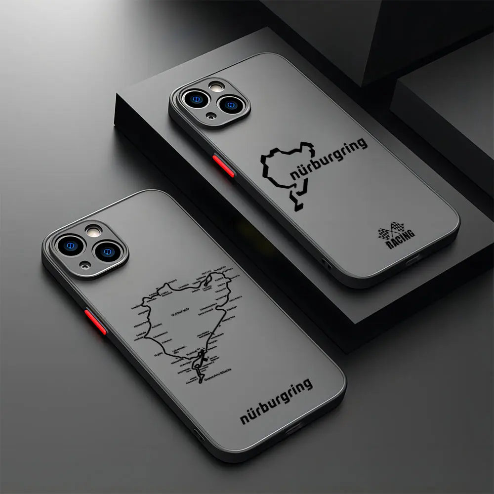 Luxury Nurburgring iPhone Case | Full Map - TheMotoringShow