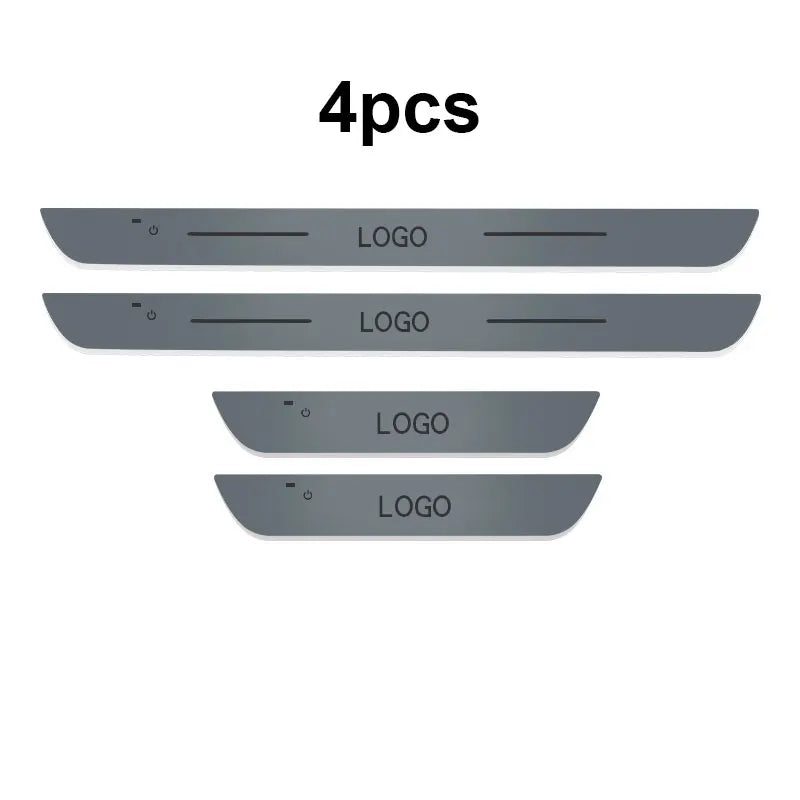 Car Door Sill LED | Multi-Colour + Logo - TheMotoringShow