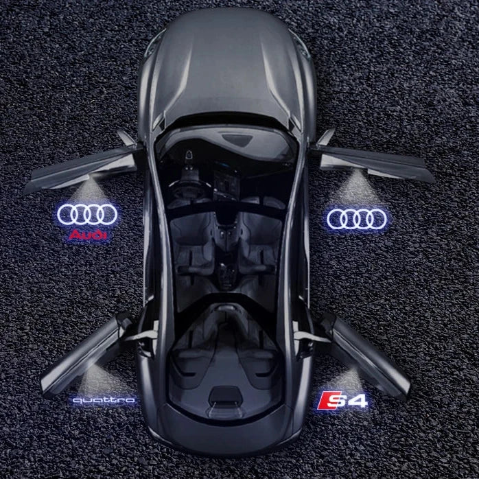 Audi Car Door Spotlight | 2pcs - TheMotoringShow