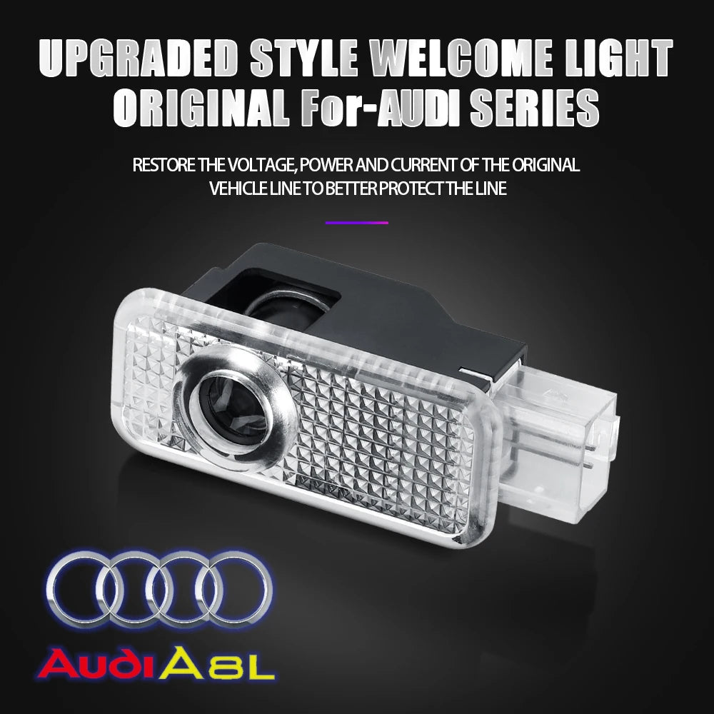 Audi Car Door Spotlight | 2pcs - TheMotoringShow