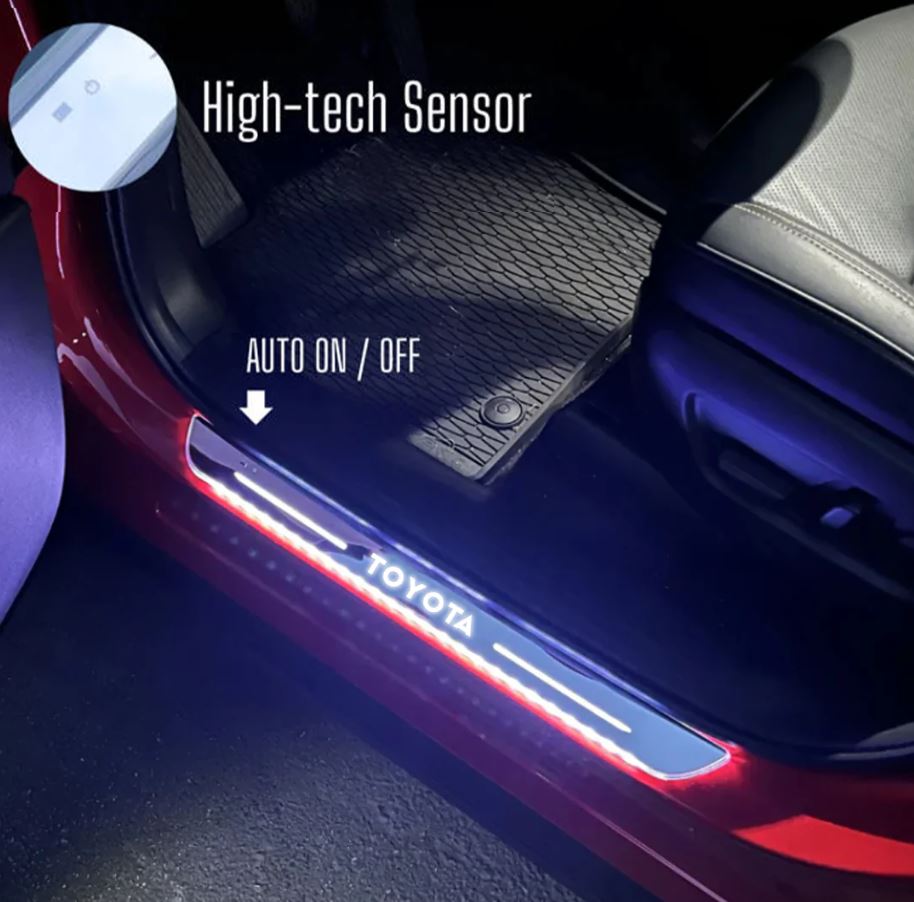 Car Door Sill LED | Multi-Colour + Logo - TheMotoringShow