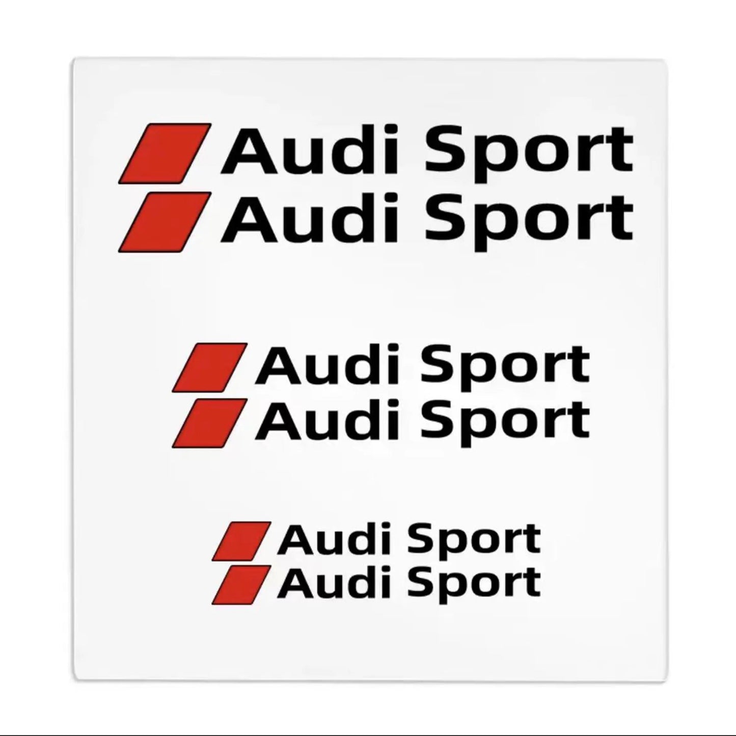 Audi Brake Calliper Stickers | 6pcs - TheMotoringShow