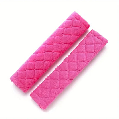 2 Piece Seat Belt Covers, Plush Seat Belt Shoulder Protectors