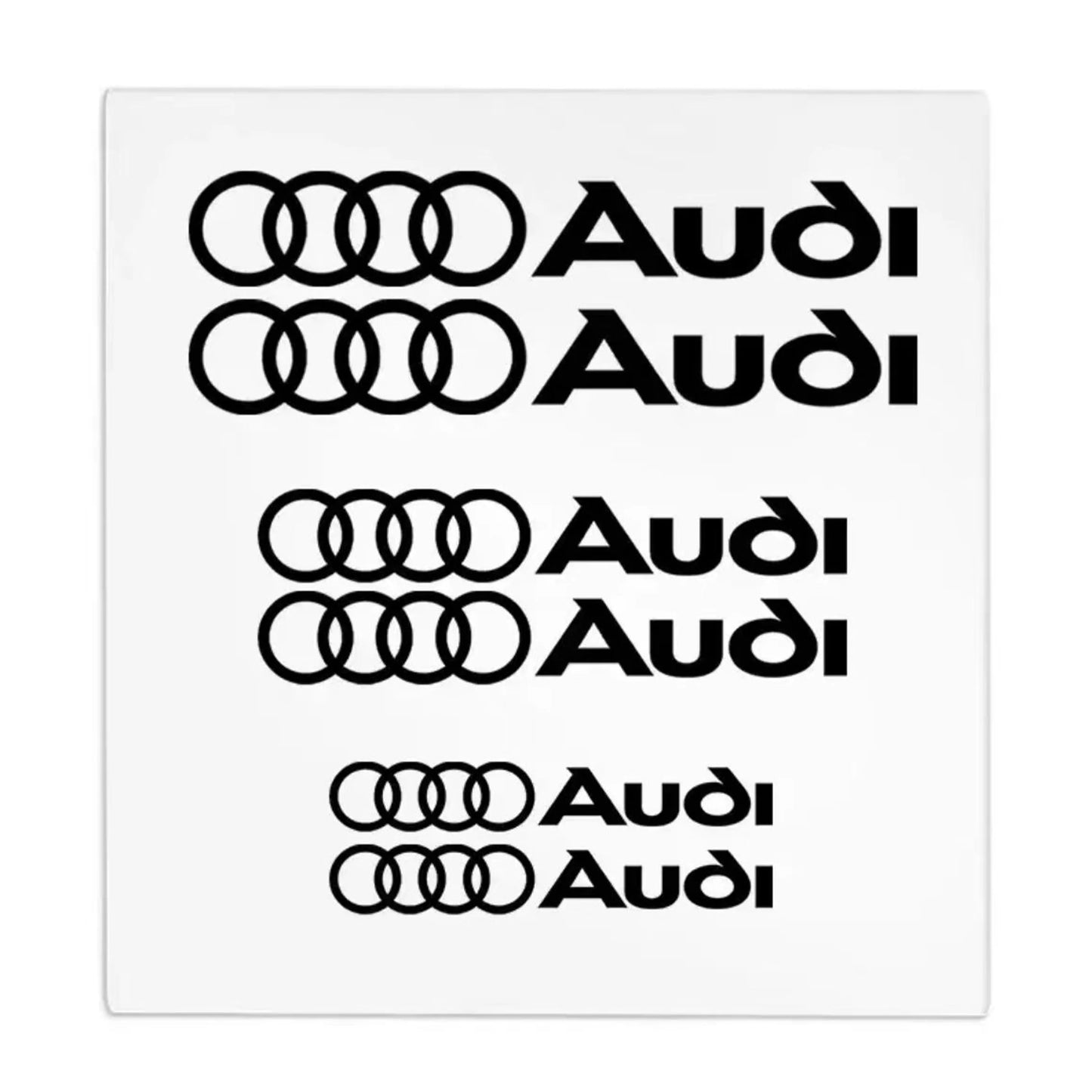Audi Brake Calliper Stickers | 6pcs - TheMotoringShow