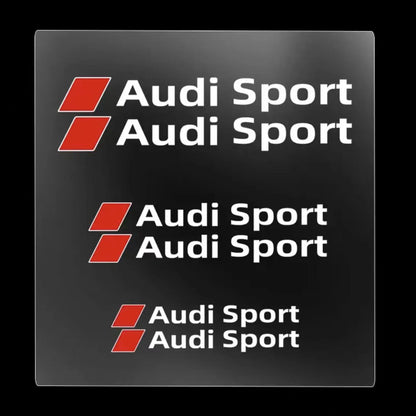Audi Brake Calliper Stickers | 6pcs - TheMotoringShow